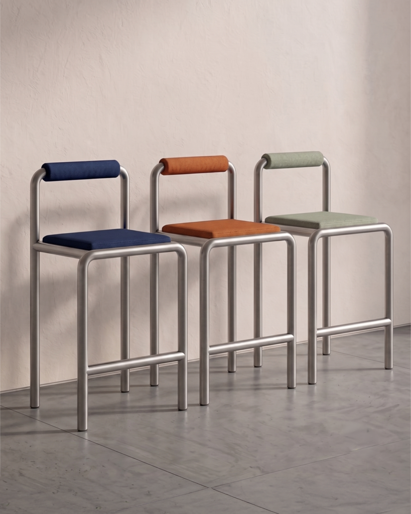 Mobo Bar Stool üç renk görünümü