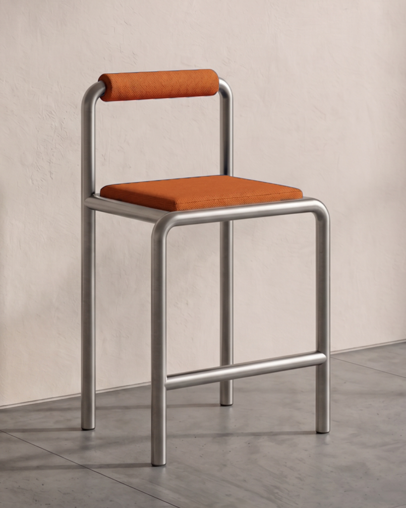 Mobo Bar Stool turuncu döşeme